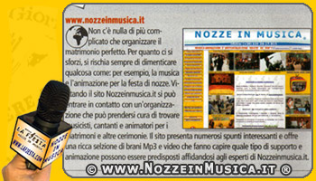 Recensioni giornalistiche a Nozze in Musica