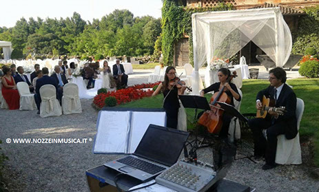 quartetto d'archi per Cerimonia Civile e matrimoni in location