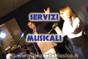 servizi musicali: trova diverse formazioni musicali con artisti, deejay, musicisti e cantanti